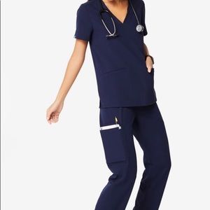 Figs Navy Blue scrubs bundle